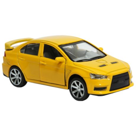 Легковой автомобиль Handers Mitsubishi Lancer EVO (HAC1602-021) 1:32 17 см желтый