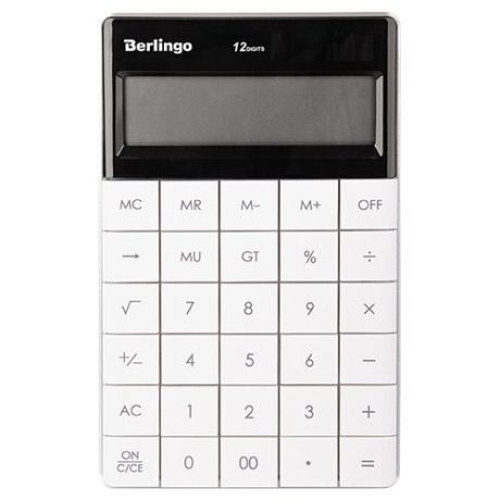 Калькулятор бухгалтерский Berlingo PowerTX белый