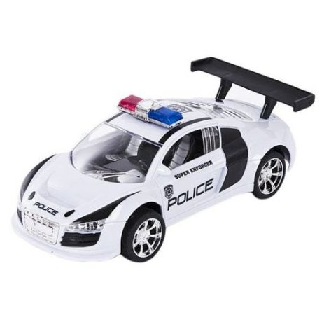 Легковой автомобиль Пламенный мотор Полиция (87643) 18 см белый