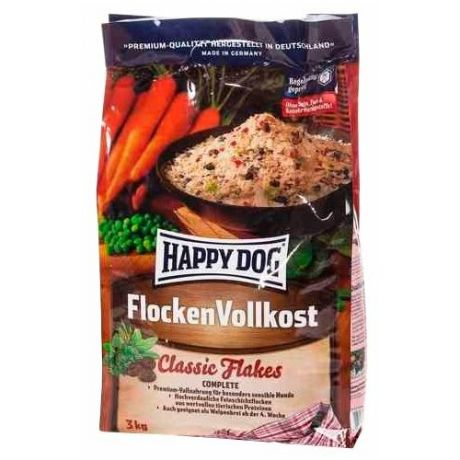 Сухой корм для собак Happy Dog Flakes Flocken Vollkost 3 кг