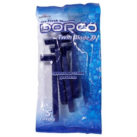 Бритвенный станок Dorco TD705 ,синий, 5 шт.