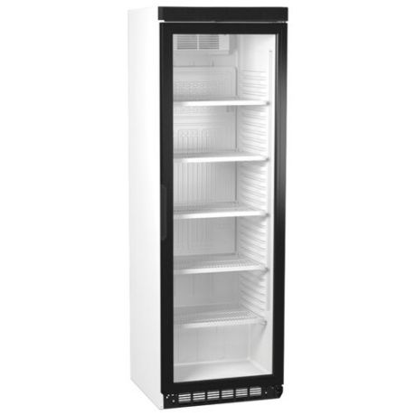 Холодильный шкаф Simfer SDS385DC1CF белый/черный