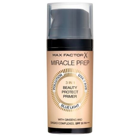 Max Factor Праймер Miracle Prep 3 in 1 Beauty Protect SPF30 PA+++ 30 мл 1