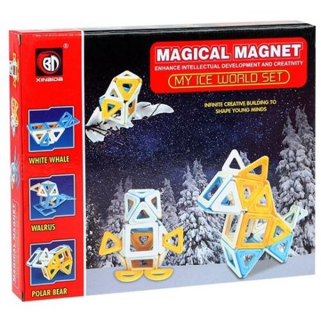 Магнитный конструктор Xinbida Magical Magnet 712 My Ice World Set