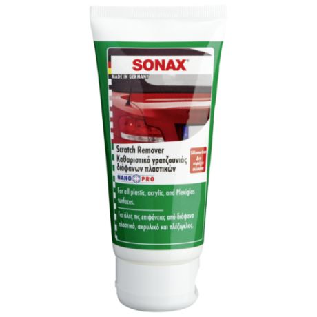 SONAX полироль для пластика Удалитель царапин, 0.075 л