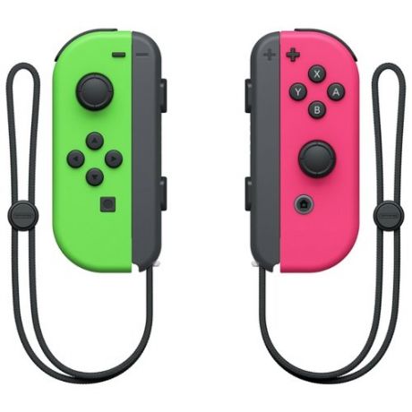 Геймпад Nintendo Joy-Con controllers Duo зеленый/розовый
