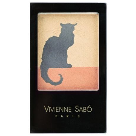 Vivienne Sabo Тени для век тройные Chat Noir золотистый/оранжевый/серый