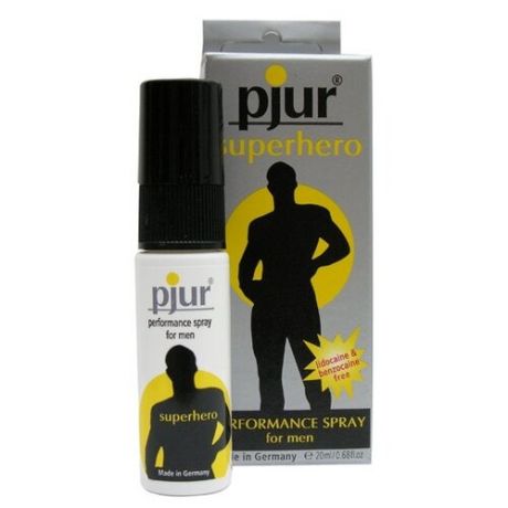 Спрей-смазка Pjur Пролонгирующий мужской спрей pjur SUPERHERO spray - 20 20 мл флакон