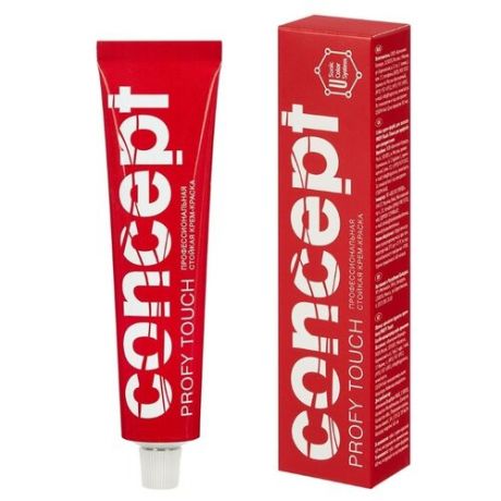 Concept Profy Touch color cream стойкая крем-краска для волос, 60 мл, 6.0 русый