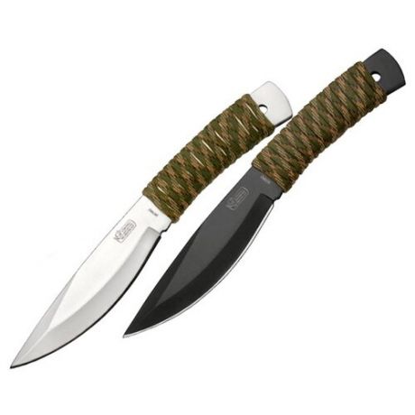 Набор нож Viking Nordway S676N2 с чехлом коричневый/зеленый