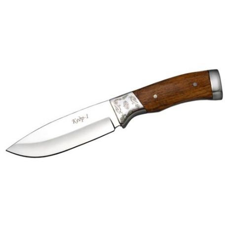 Нож Русский Витязь Кедр (B130-341) с чехлом коричневый/серебристый