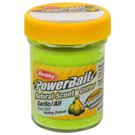 Паста Berkley PowerBait Natural Scent Glitter Trout Bait чеснок 50 г