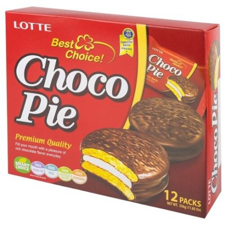 Пирожное Lotte Confectionery Choco Pie 336 г
