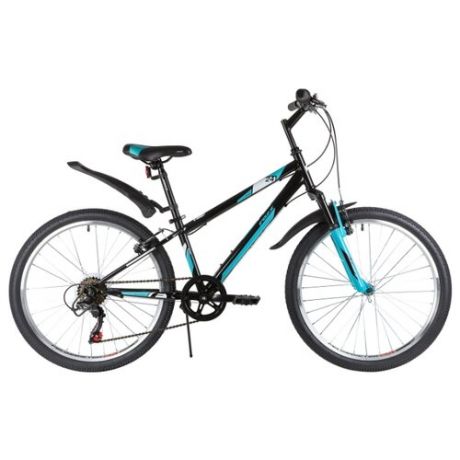 Подростковый горный (MTB) велосипед Foxx Mango 24 (2020) черный 12" (требует финальной сборки)