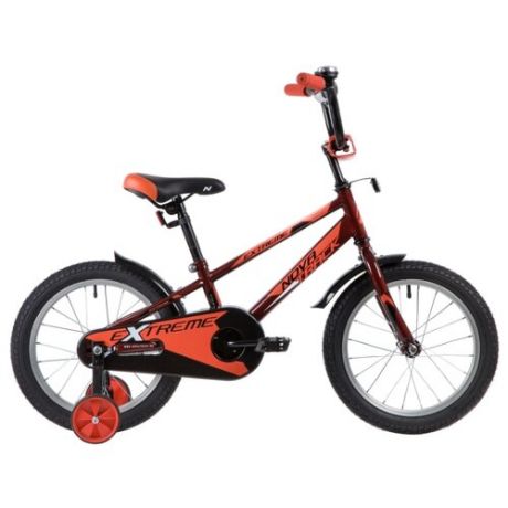 Детский велосипед Novatrack Extreme 16 (2019) коричневый (требует финальной сборки)
