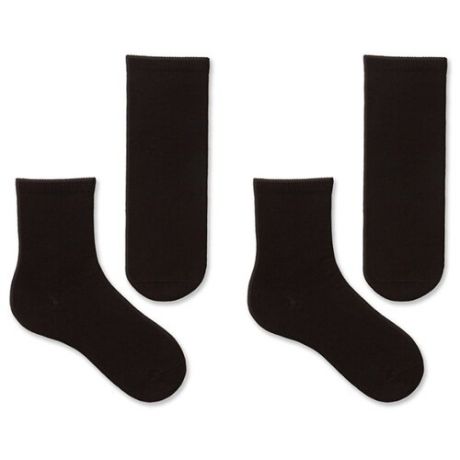 Носки НАШЕ комплект 2 пары размер 20 (18-20), черный