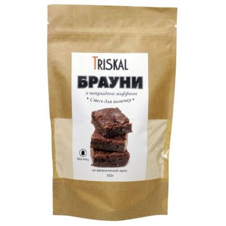 Triskal Смесь для выпечки Брауни и шоколадные маффины, 0.35 кг