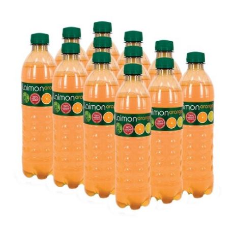 Газированный напиток Laimon Orange, 0.5 л, 12 шт.