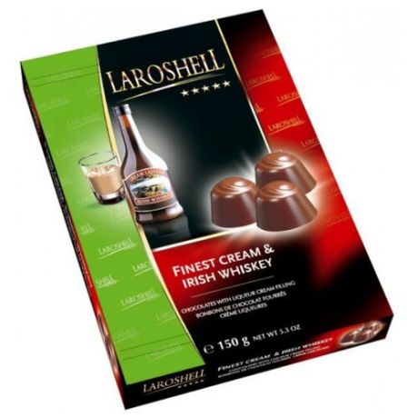 Набор конфет Laroshell с ирландским кремом и виски 150 г