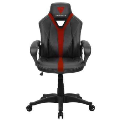 Компьютерное кресло ThunderX3 YC1 игровое, обивка: искусственная кожа, цвет: черно-красный