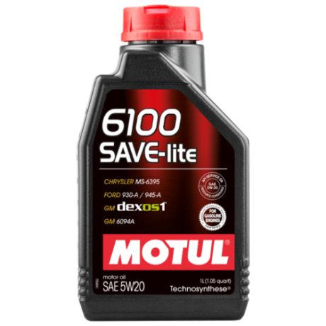 Моторное масло Motul 6100 SAVE-lite 5W20 1 л