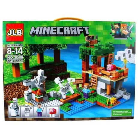 Конструктор JLB Minecraft 3D89 Нападение армии скелетов