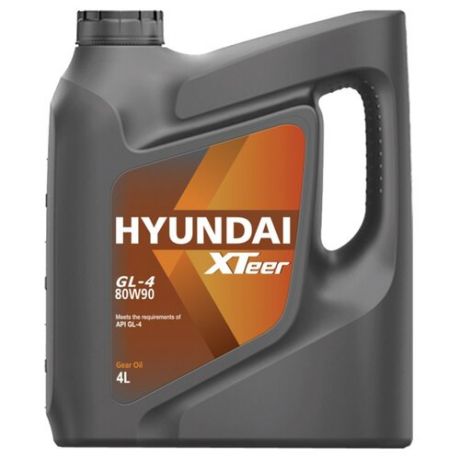 Трансмиссионное масло HYUNDAI XTeer Gear Oil-4 80W90 4 л