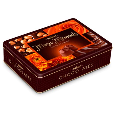 Набор конфет Magnat Magic Moments молочный шоколад, 216 г