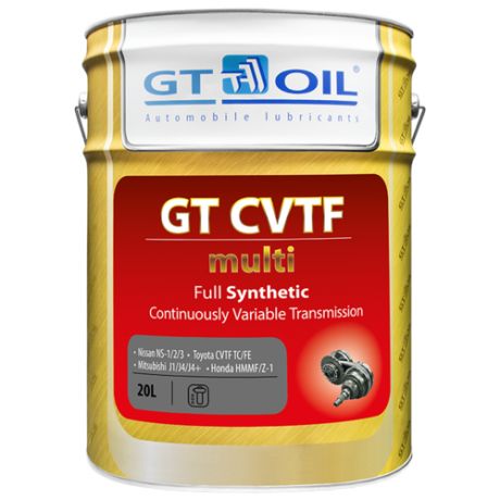 Трансмиссионное масло GT OIL CVTF Multi 20 л
