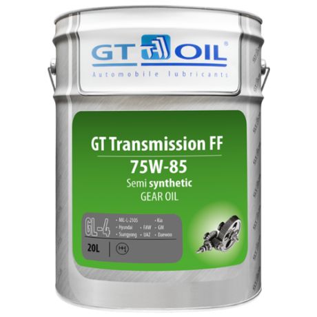 Трансмиссионное масло GT OIL Transmission FF GL-4 75W-85 20 л