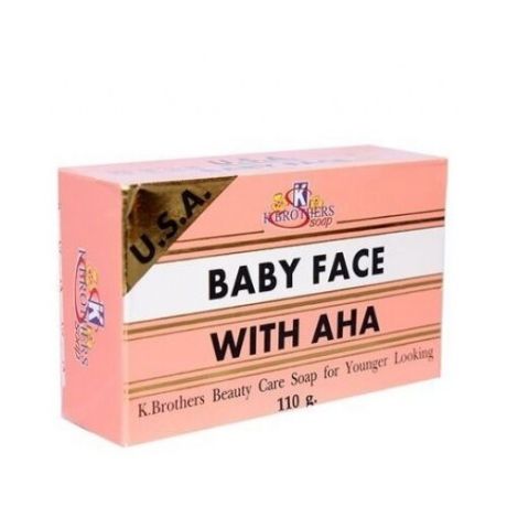 K.Brothers мыло для лица с AHA-кислотами Baby Face, 50 г