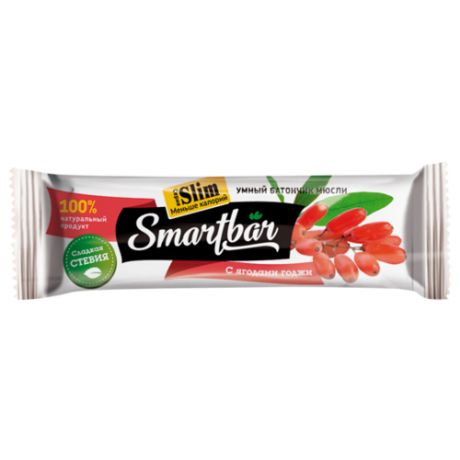 Злаковый батончик Smartbar Slim с ягодами годжи, 25 г