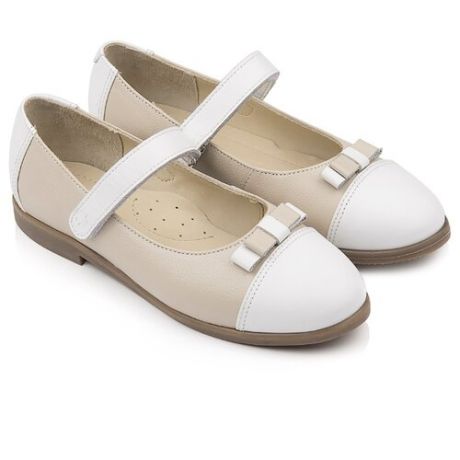 Туфли Tapiboo размер 32, белый/бежевый