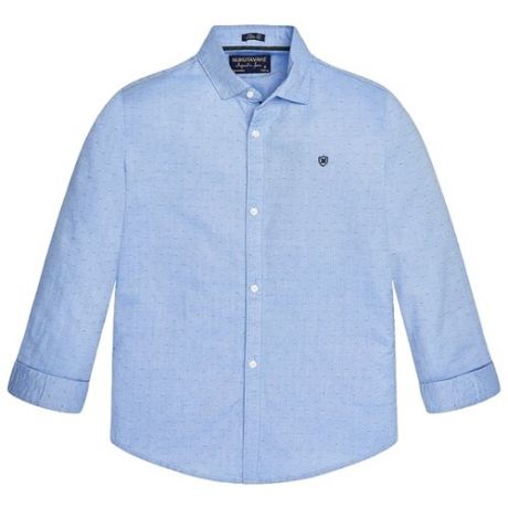 Рубашка Mayoral размер 157, голубой