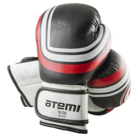 Боксерские перчатки ATEMI LTB-16101 размер S/M черный 10 oz