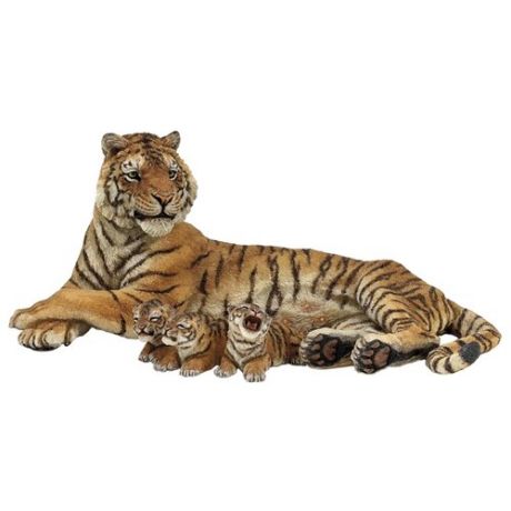 Фигурки Papo Тигрица с тигрятами 50156