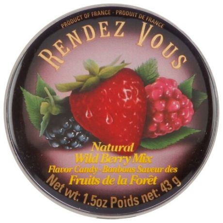 Леденцы Rendez Vous со вкусом лесных ягод 43 г