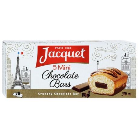 Мини-кекс Jacquet с шоколадной начинкой (5 шт.)