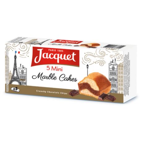 Мини-кекс Jacquet с шоколадом (5 шт.)