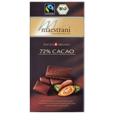 Шоколад Maestrani горький, 80 г