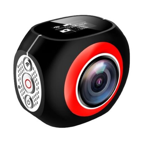 Экшн-камера EKEN Pano360 Pro черный/красный/серебристый