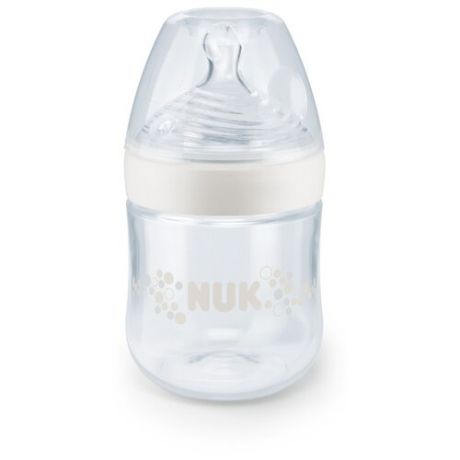 NUK Nature Sense бутылочка из полипропилена с соской из силикона, 150 мл с рождения, белый