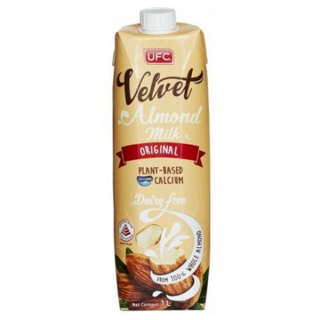Миндальный напиток UFC Velvet Almond Milk Original 1 л