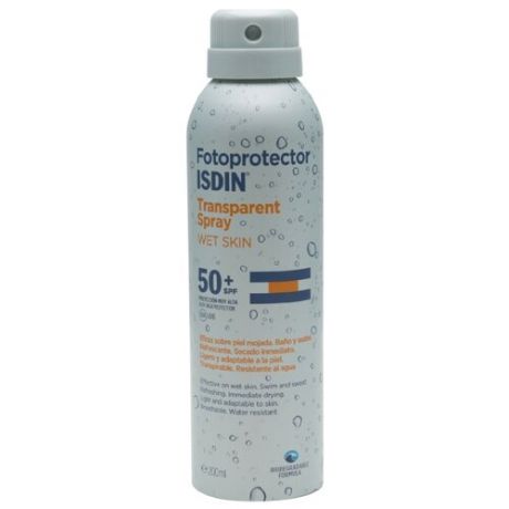 Isdin Fotoprotector Transparent Spray Wet Skin прозрачный солнцезащитный спрей 250 мл