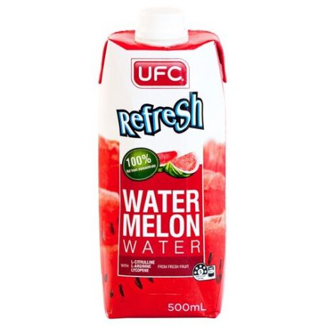 Напиток сокосодержащий UFC Refresh Арбуз, без сахара, 0.5 л