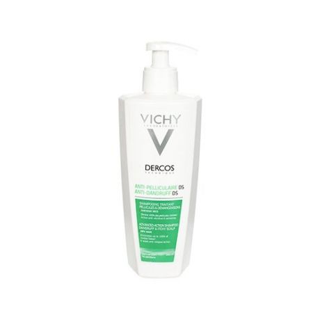 Vichy шампунь Dercos Anti-Dandruff Dry Hair 390 мл с дозатором