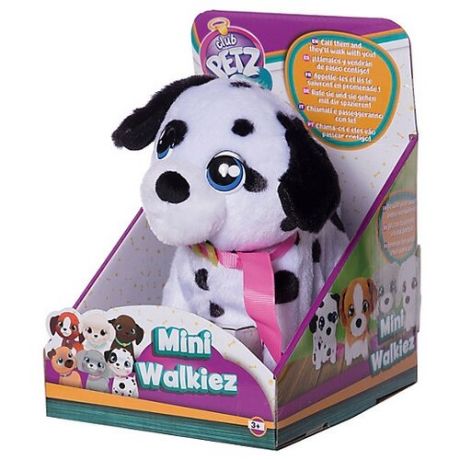 Мягкая игрушка Club Petz Mini Walkiez Щенок dalmatian