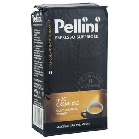 Кофе молотый Pellini Moka №20 Cremoso, 250 г