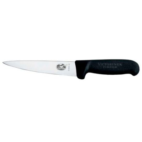VICTORINOX Нож для мяса Fibrox 16 см черный