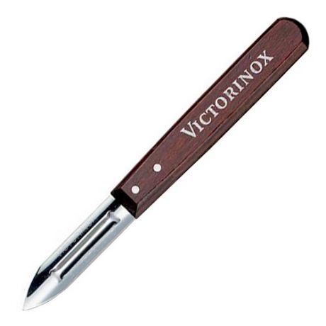 VICTORINOX Нож для чистки картофеля с двусторонним лезвием 12,8 см коричневый